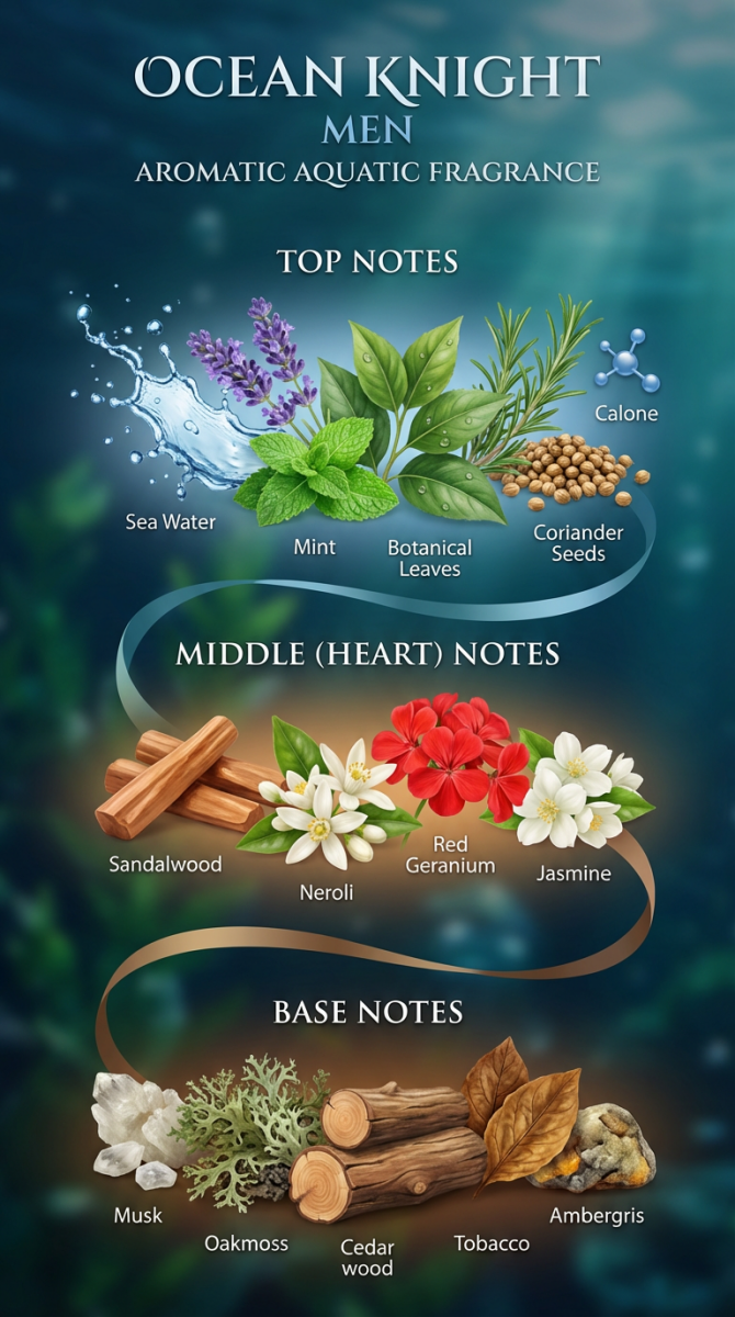 Ocean Knight – Extrait de Parfum (100 ml) | House of Legacy - House of Legacy