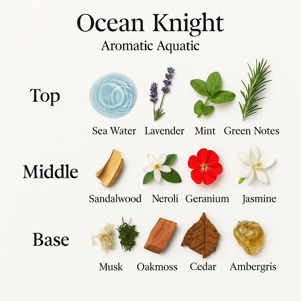 Ocean Knight – Extrait de Parfum (50 ml) | House of Legacy - House of Legacy