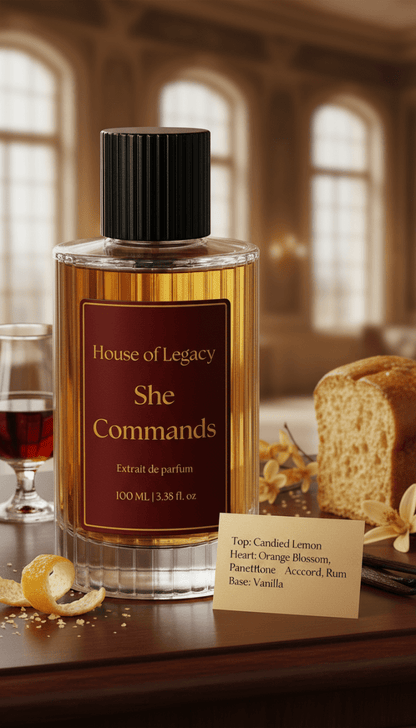 She Commands – Extrait de Parfum (30 ml) | House of Legacy - House of Legacy