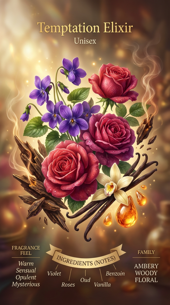 Temptation Elixir – Extrait de Parfum (100 ml) | House of Legacy - House of Legacy