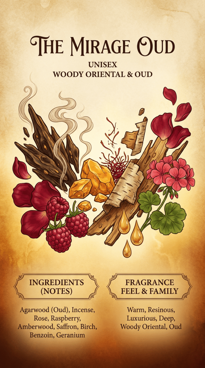 The Mirage Oud – Extrait de Parfum (100 ml) | House of Legacy - House of Legacy